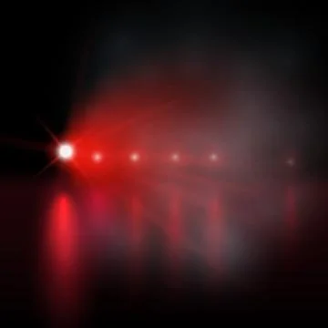 Light show. red Vector illustration Stock Illustration