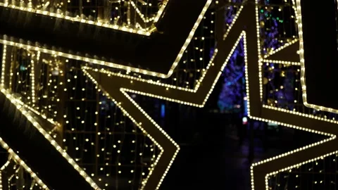 Light Show Star-Box walk out Video stock 154723018