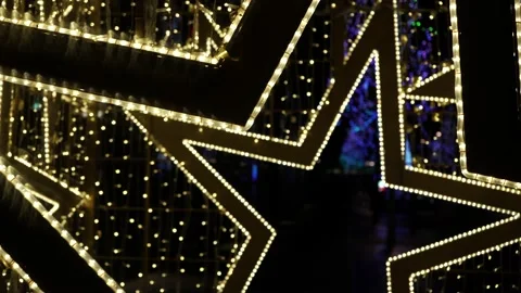 Light Show - Star Box zoom out Video stock 154723055