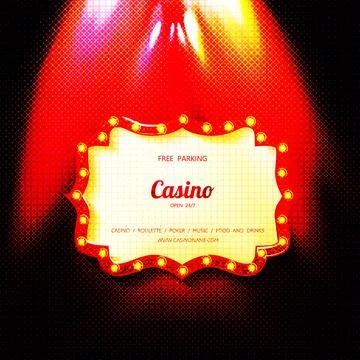 Light sign over transparent background. Ilustração Stock