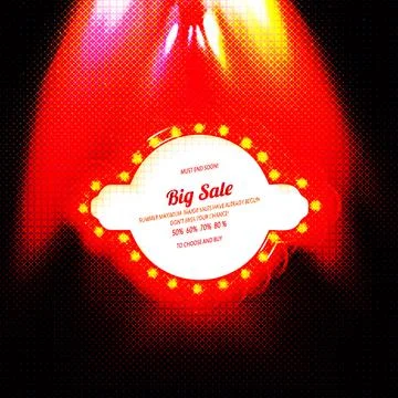 Light sign over transparent background. Ilustração Stock