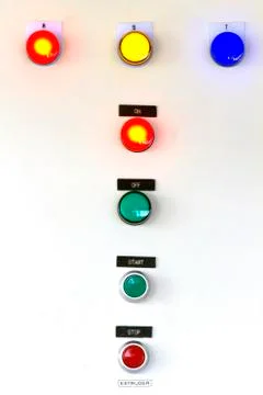Light signal. Stock Photos