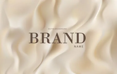 Light silk, vector abstract background with luxury fabric. Folds of satin Stock Illustration