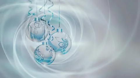 Light Silver Blue Background for New Year Stock Illustration