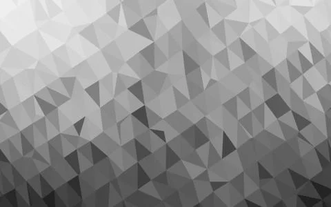 Light Silver, Gray vector abstract mosaic backdrop. Illustrazione stock