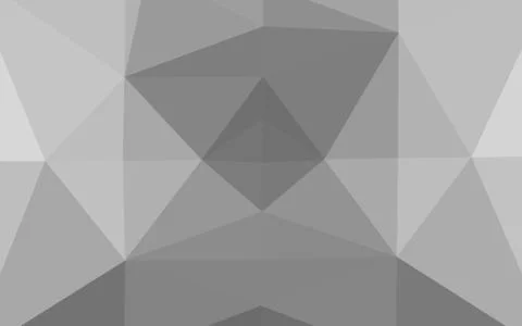 Light Silver, Gray vector abstract polygonal layout. Illustrazione stock