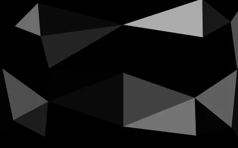 Light Silver, Gray vector abstract mosaic pattern. イラスト素材