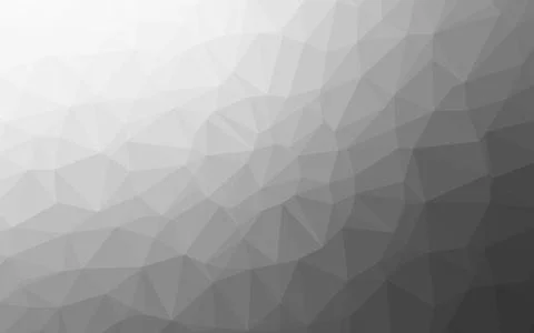 Light Silver, Gray vector abstract polygonal texture. Illustrazione stock
