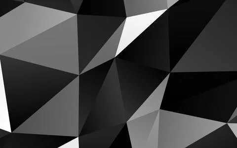 Light Silver, Gray vector abstract mosaic backdrop. Stockillustratie