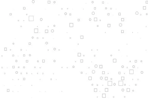 Light Silver, Gray vector backdrop with dots, spots, cubes. Illustrazione stock