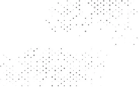 Light Silver, Gray vector background with bubbles. Illustrazione stock