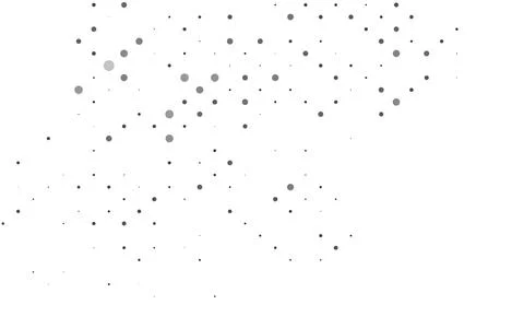 Light Silver, Gray vector background with bubbles. Stock Illustration