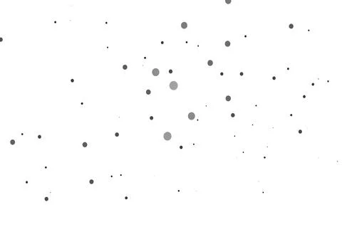 Light Silver, Gray vector background with bubbles. Stock Illustration