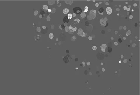 Light Silver, Gray vector background with lava shapes. Stock Illustration