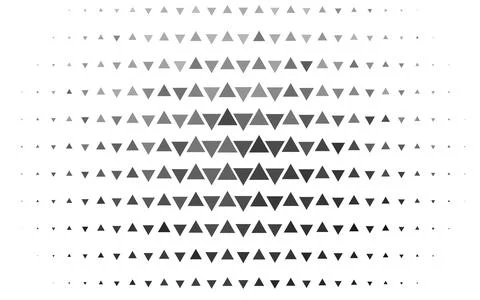 Light Silver, Gray vector background with triangles. Stock Illustration