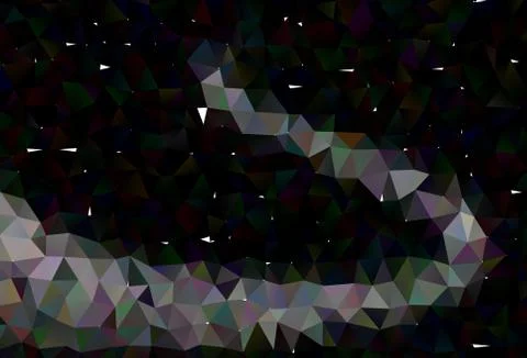 Light Silver, Gray vector blurry triangle pattern. 스톡 일러스트