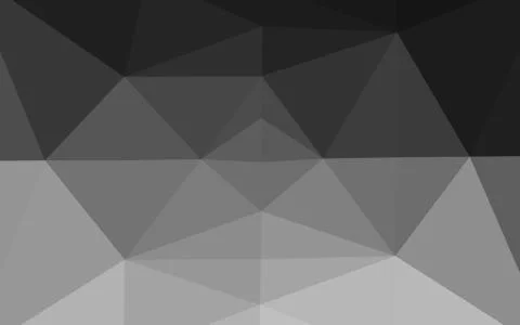 Light Silver, Gray vector blurry triangle pattern. Illustrazione stock