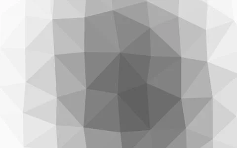Light Silver, Gray vector blurry triangle pattern. 스톡 일러스트