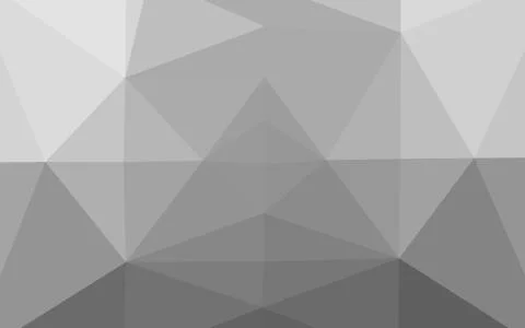 Light Silver, Gray vector blurry triangle pattern. 스톡 일러스트