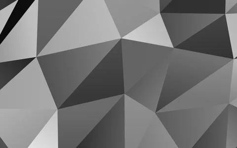 Light Silver, Gray vector blurry triangle pattern. 스톡 일러스트