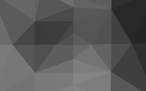 Light Silver, Gray vector blurry triangle pattern. 스톡 일러스트