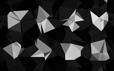 Light Silver, Gray vector blurry triangle template. イラスト素材