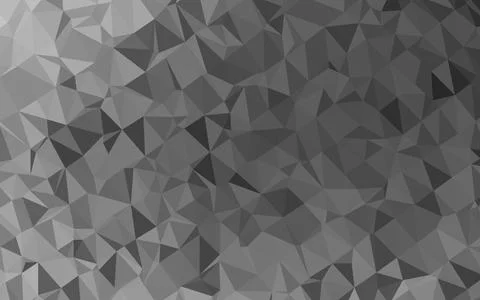 Light Silver, Gray vector blurry triangle pattern. Stock Illustration