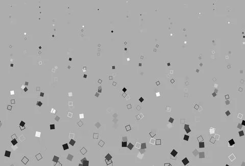Light Silver, Gray vector cover with polygonal style. Illustrazione stock