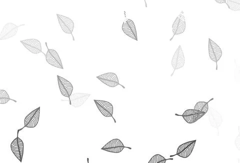 Light Silver, Gray vector doodle texture. Stock Illustration