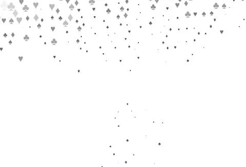 Light Silver, Gray vector layout with elements of cards. Stock Illustration