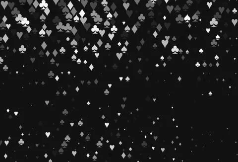 Light Silver, Gray vector layout with elements of cards. Stock Illustration