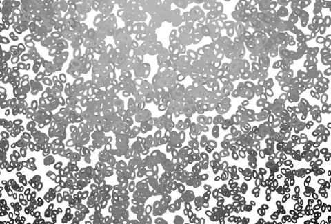 Light Silver, Gray vector layout with circle shapes. Ilustración de archivo