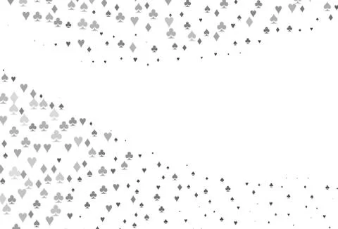 Light Silver, Gray vector layout with elements of cards. Stock Illustration