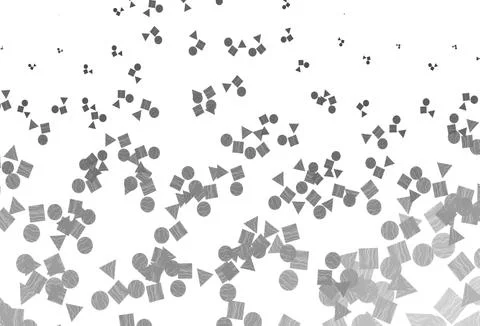 Light Silver, Gray vector layout with circles, lines, rectangles. 库存插图
