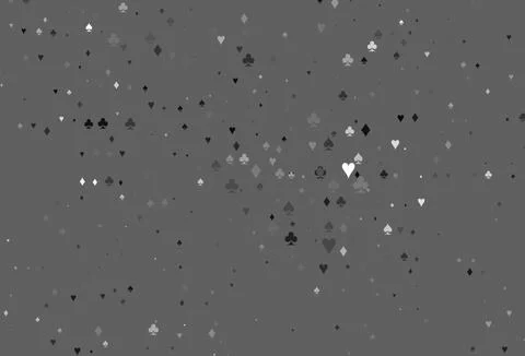 Light Silver, Gray vector layout with elements of cards. Stock Illustration