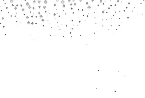 Light Silver, Gray vector layout with elements of cards. Illustrazione stock