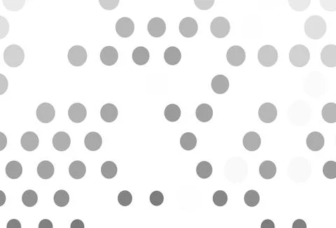 Light Silver, Gray vector layout with circle shapes. Illustrazione stock