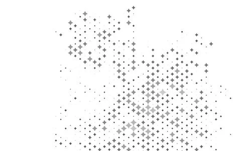 Light Silver, Gray vector layout with bright stars. Stock Illustration