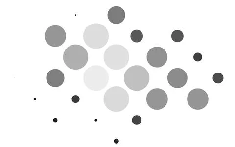 Light Silver, Gray vector layout with circle shapes. Illustrazione stock