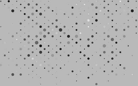 Light Silver, Gray vector layout with circle shapes. Stock Illustration