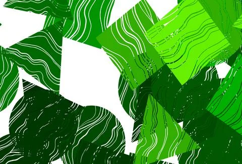 Light  silver, gray vector layout with circles, lines, rectangles. Illustrazione stock