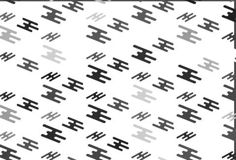 Light Silver, Gray vector layout with flat lines. イラスト素材