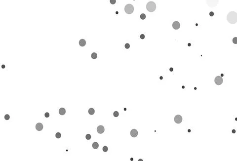 Light Silver, Gray vector layout with circle shapes. Stock Illustration