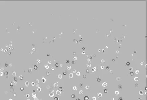 Light Silver, Gray vector layout with circle shapes. Illustrazione stock