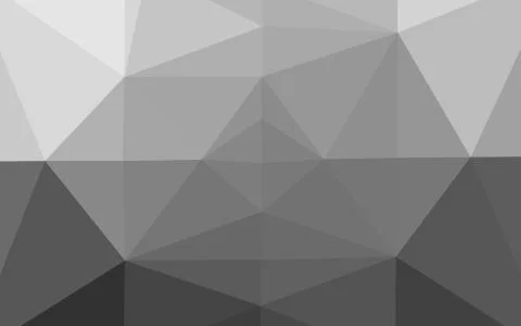 Light Silver, Gray vector low poly texture. Illustrazione stock