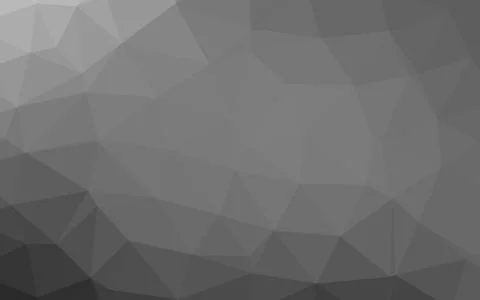 Light Silver, Gray vector low poly layout. Stock Illustration