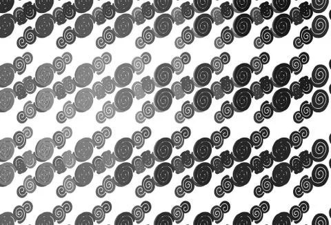 Light Silver, Gray vector pattern with lamp shapes. Stock Illustration