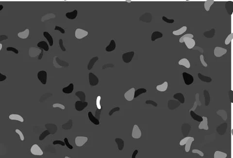 Light Silver, Gray vector pattern with chaotic shapes. Stock Illustration