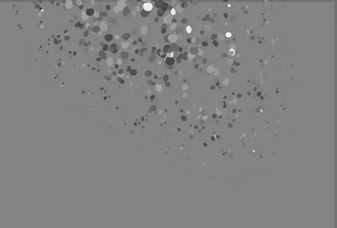 Light Silver, Gray vector pattern with lamp shapes. Stock Illustration