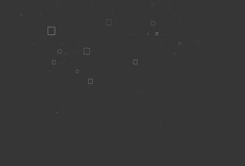 Light Silver, Gray vector pattern with spheres, squares. Illustrazione stock